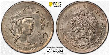 1951-Mo 50C KM-449 MS64