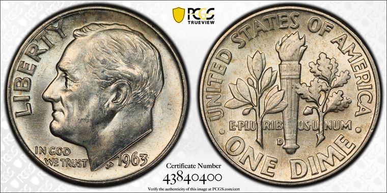 Cert 43840400 - Coin Image