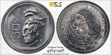 1983-Mo 50C Palenque MS66