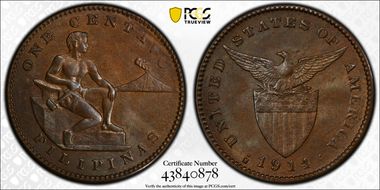 1914-S 1C KM-163 MS64BN