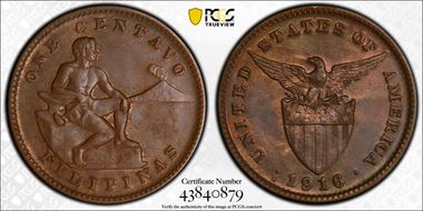 1916-S 1C MS63BN