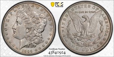 1895-S $1 XF45