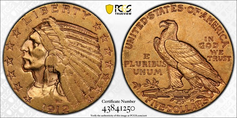 Cert 43841250 - Coin Image