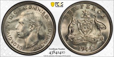 1944-S 6D MS65