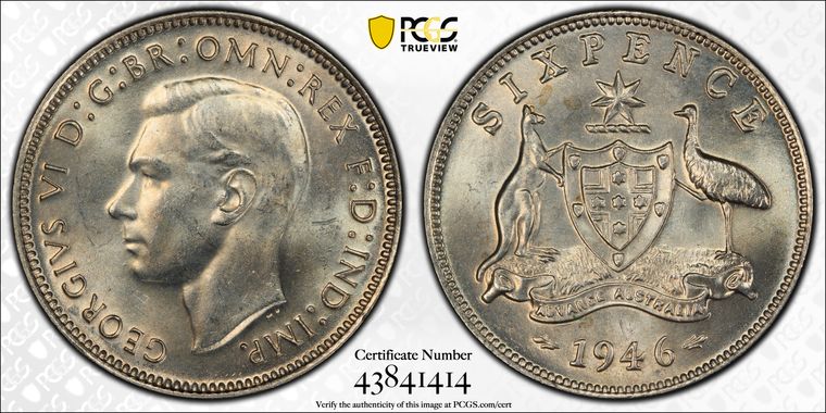 Cert 43841414 - Coin Image