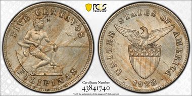 1928-M 5C Allen-4.15 MS61