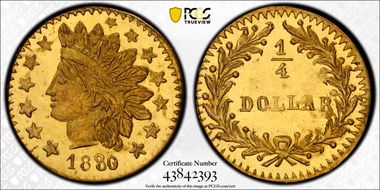 1880/76 G25C BG-885 MS63PL