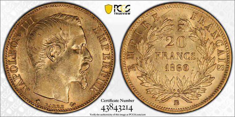 Cert 43843214 - Coin Image