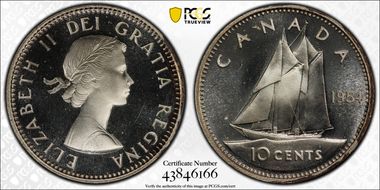 1954 10C PL67CAM