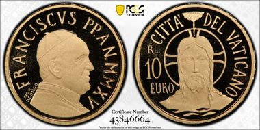 2015-R € 10 Jesus PR70DCAM
