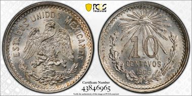 1906-M 10C KM-428  Ag MS65