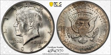 1964-D 50C DDO FS-104 MS65