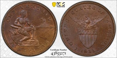 1911-S 1C KM-163 MS64BN