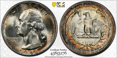 1946-S/S 25C RPM, FS-501 MS65