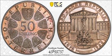 1968 50 Sch 50th Ann. Republic KM-2904.1 PR66CAM