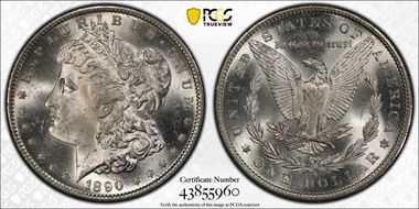 1890-S $1 MS64