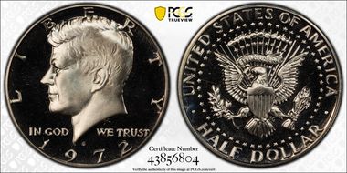 1972-S 50C PR67DCAM