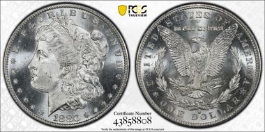 1880-S $1 MS64+
