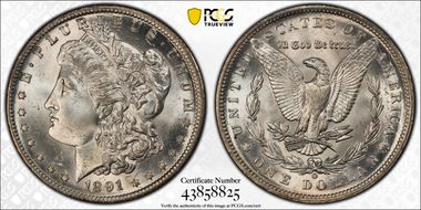 1891-O $1 MS65+