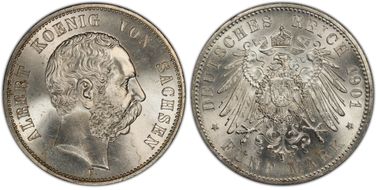 1901-E 5 Mk J-125 MS65