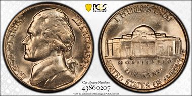 1954-S/S 5C RPM FS-502 MS64