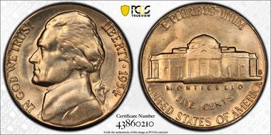 1954-S 5C DDR FS-801 MS65