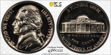 1952 5C Re-Engraved Obv Design FS-404 PR66