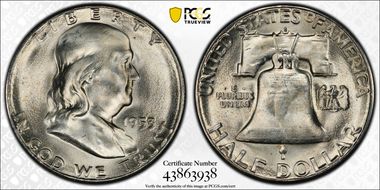 1953-S 50C MS65