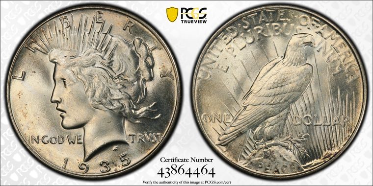 Cert 43864464 - Coin Image