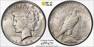 1928-S $1 MS63