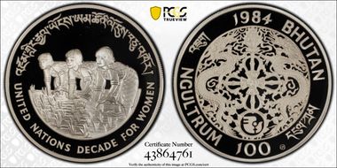 1984-CHI 100 Ng Decade For Women PR70DCAM