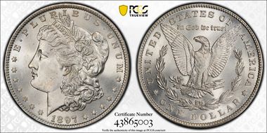 1897 $1 MS65