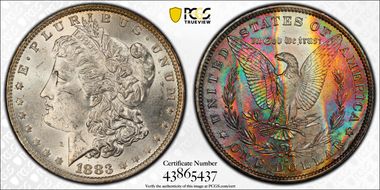 1883-O $1 MS62