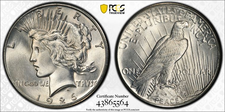 Cert 43865564 - Coin Image