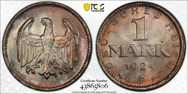 1924-F Mark J-311 MS66