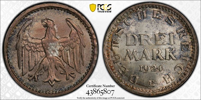 Cert 43865807 - Coin Image