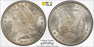 1882-CC $1 MS63