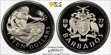 1977-FM $10 PR69DCAM