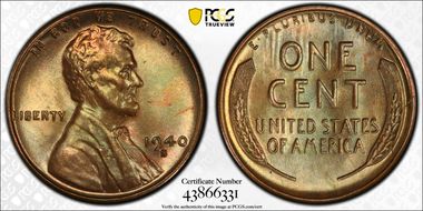 1940-S 1C MS66+ BN