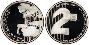 JE5749-1989 2 NIS Promised Land PR69DCAM