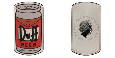 2019-P $1 Duff Beer MS70