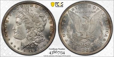 1879 $1 MS64