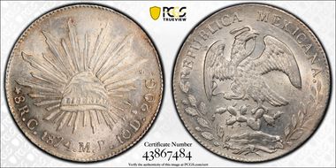 1874-C MP 8 R Cn29 MS63