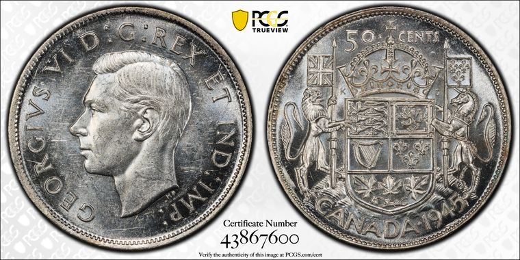 Cert 43867600 - Coin Image