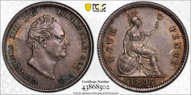 1837 4D S-3837 MS64+