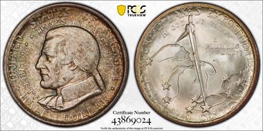 1936 50C Cleveland MS66