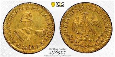 1852-Go PF 1/2 Esc MS62