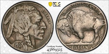 1937-D 5C 3 Legs, FS-901 VF20