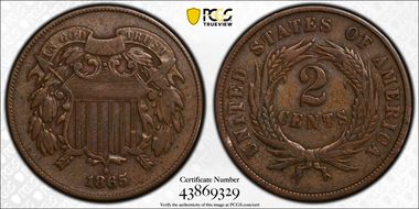 1865 2C Fancy 5 F12BN