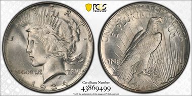 1934-D $1 MS65+